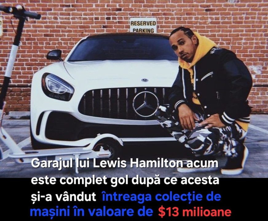 Garajul lui Lewis Hamilton acum este complet gol dupa ce acesta si-a vandut intreaga colectie de masini in valoare de 13 milioane de dolari