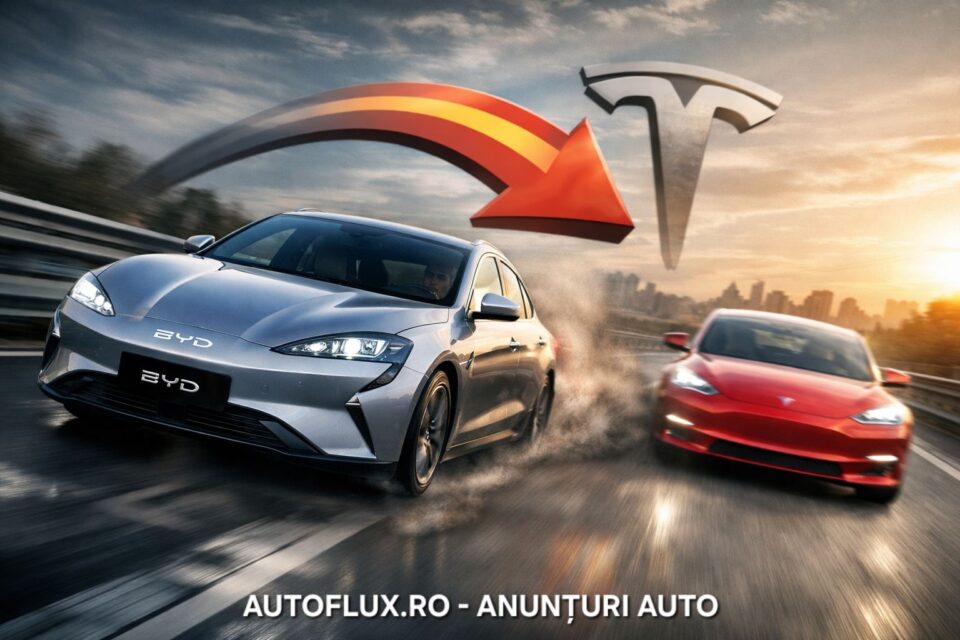 BYD „mătură pe jos” cu Tesla. Cifrele vorbesc de la sine.