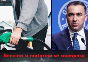 Șofer care alimentează cu benzină o mașină într-o benzinărie din România