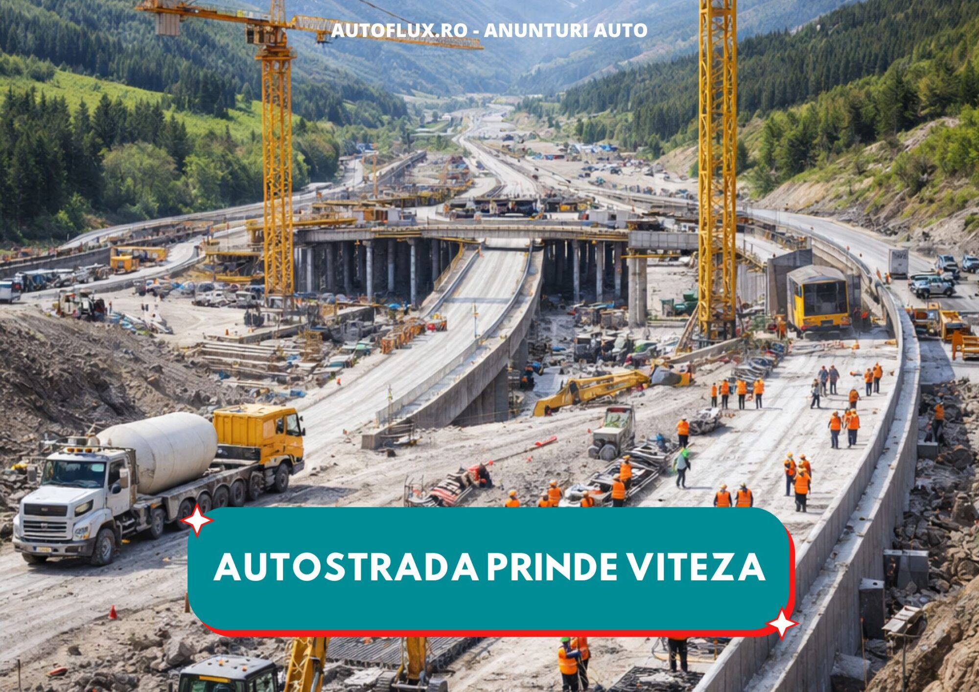 Autostrada Sibiu – Brașov prinde viteză: când se va circula