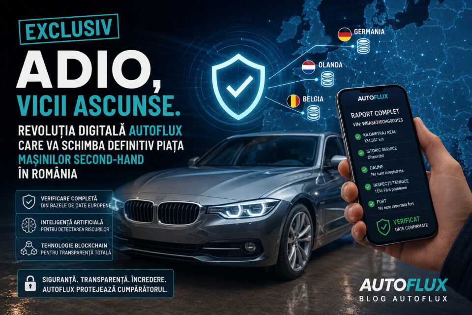 EXCLUSIV: Adio, vicii ascunse. Revoluția digitală Autoflux care va schimba definitiv piața mașinilor Second-Hand în România