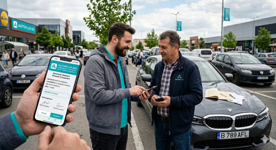 Spune adio scrisului pe capotă! Autoflux.ro lansează primul Generator Gratuit de Contracte Auto din România